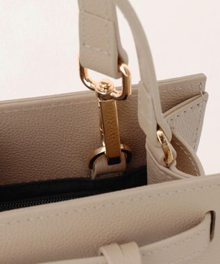 TOCCA LIAISON LEATHER MINIBAG ミニバッグ ベージュ系