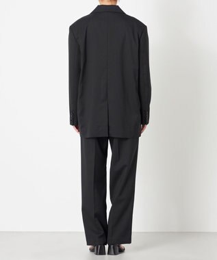 NAVE 【Nave・セットアップ可】ウールポリエステルツイルジャケット ブラック系