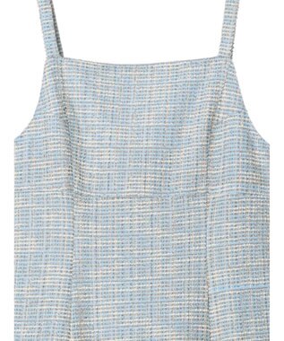 earth music&ecology ツイードワンピース Blue