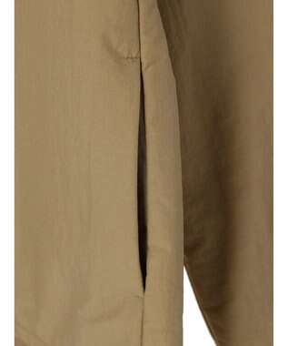 Green Parks ライト中わたノーカラーブルゾン Beige