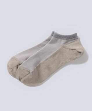 WHITE MAILS 【UNISEX】PAPER  COLOR BLOCK ANKLE ソックス