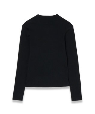 JOSEPH 【FOUNDATIONS】【洗える】シルクストレッチ　ラウンドネックニット Black