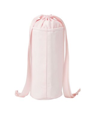 Maison de FLEUR 【保冷機能付き】サテン巾着ボトルケース Pink