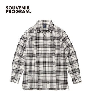 J.PRESS MEN 【J.PRESS ORIGINALS】【UNISEX】Indian Madras Open Shirts / Baggy-Fit