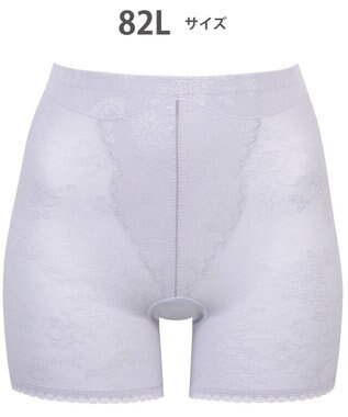 WACOAL ガードル 綿混ソフトガードル 通気性がよい(本体) おなかやさしくサポート 一枚ばき可能 ショート丈 【EverChic】 レディース GRC330 /ワコール グレー