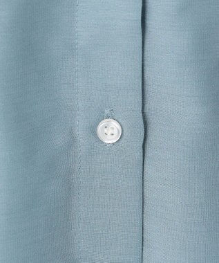 ANY シアーテックリネンシャツ ブルー