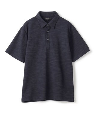 JOSEPH HOMME 【WEB・一部店舗限定】プリペラカノコジャージー　ポロシャツ ネイビー系