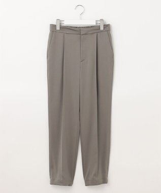 自由区 【洗える】チンツサテンタンブラー ジョガーパンツ グレー系