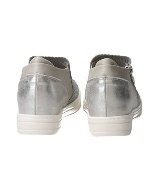 Bridget Birkin 【Round About】ラインストーンインヒールスニーカー ライトグレーコンビ