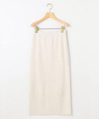 組曲 【Oggiコラボ】きらきらラメニットスカート パールホワイト系