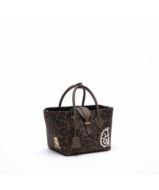 A.D.M.J. 【牛革】フィバナイラ/キューブトート21cm(ショルダーストラップ付) エスプレッソ