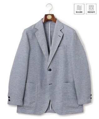 J.PRESS MEN 真夏でも快適【WEB限定】【吸水速乾 / 洗える / 超軽量 / ストレッチ】ブリーザブルレノクロス ジャケット サックスブルー系