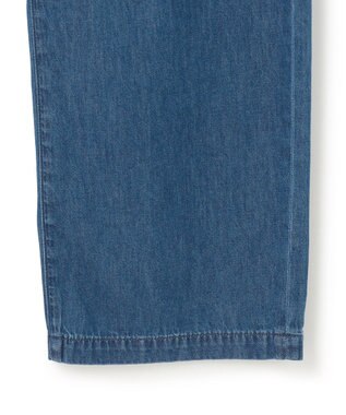 23区 S 【GLOW5月号掲載/洗える】ライトダンガリー ワイドパンツ インディゴ