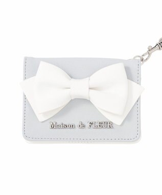 Maison de FLEUR マリンリボンパスケース Light Blue