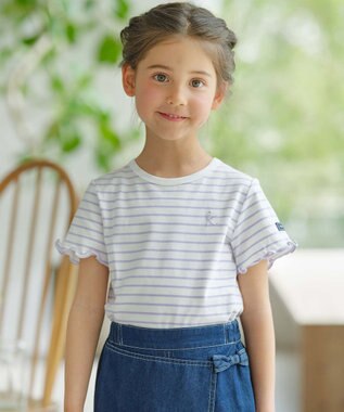 組曲 KIDS 【110-140㎝】半袖ボーダー Tシャツ