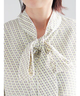 Te chichi パターンアソートボウタイブラウス《2026 spring catalog item》 イエロー