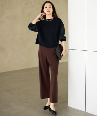 自由区 【SHIHOさん着用】フラップカーブミニクラッチ バッグ ブラック