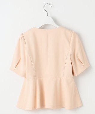 Feroux リボンブラウス ジャケット アイボリー系