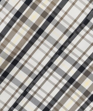 23区 S メモリーチェック トレンチコート ダークブラウン系3