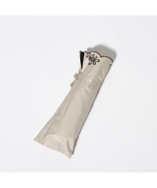 UNBILLION cache nez / プチフラワー刺繍折りたたみ日傘 ベージュ