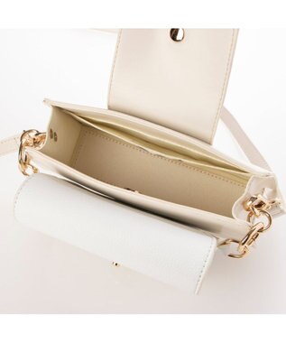 UNBILLION カシュカシュ cachecache / チェーンミニバッグ2個セットショルダー アイボリー