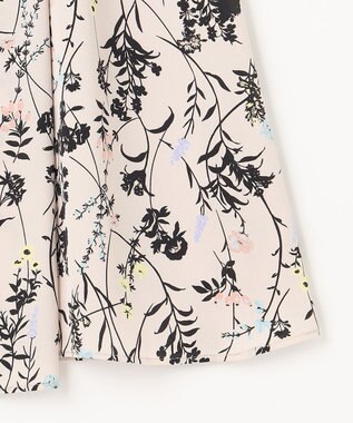 自由区 【洗える・XSサイズあり】ハーバルフロープリント スカート ベージュ系4