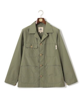 J.PRESS MEN グリストーンタフタ カバーオールジャケット カーキ系