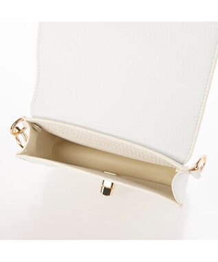 UNBILLION カシュカシュ cachecache / チェーンミニバッグ2個セットショルダー アイボリー