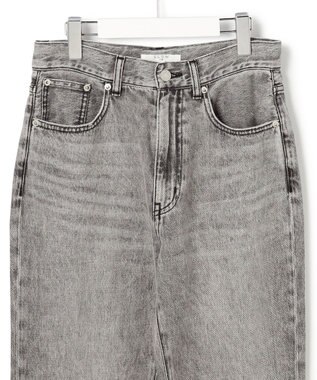 23区 S 【SLOW/一部店舗限定】スリット ストレート デニム グレー系