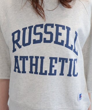 AMERICAN HOLIC 【RUSSELL】ロゴ半袖スウェット Gray Mixture