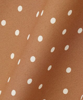 BEIGE， 【S-size】VIGNON / ドットスカート Camel ×Ecru