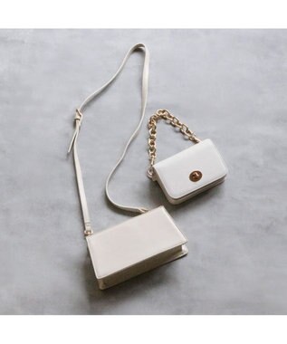 UNBILLION カシュカシュ cachecache / チェーンミニバッグ2個セットショルダー