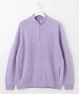 【イージーケア】コットンバルキーニットブルゾン