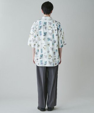 WEGO トロミ　ベルト付きワイドスラックス ダークグレー