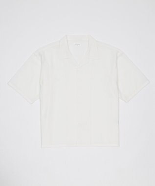 WEGO 【ユニセックス着用ITEM/SMLサイズ展開】 TRオープンカラーシャツ（SS） ホワイト