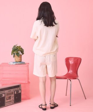 AMERICAN HOLIC 【PENNEY'S】配色ポロ+ショートパンツ Ivory