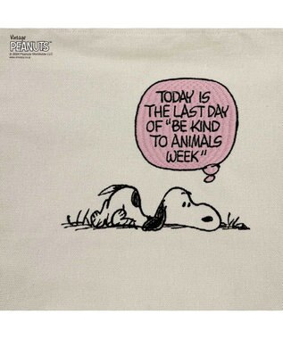 ROOTOTE 8386【スヌーピー】IP.ミディアム.2way.ピーナッツ-9L 01：アイボリー