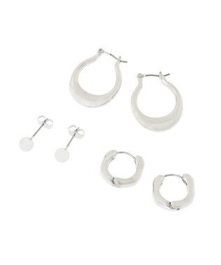 AMERICAN HOLIC ３ＳＥＴ　メタルピアス Silver