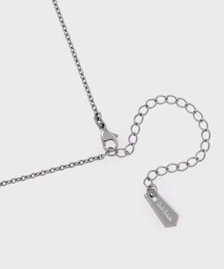 Paul Smith Bicolor Logo ネックレス シルバー