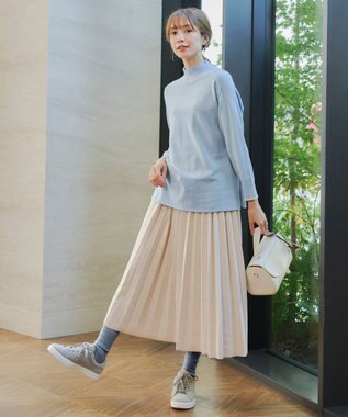 Tiaclasse シャイニーリブソックス ブルー