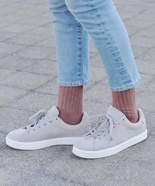 Tiaclasse シャイニーリブソックス オレンジ