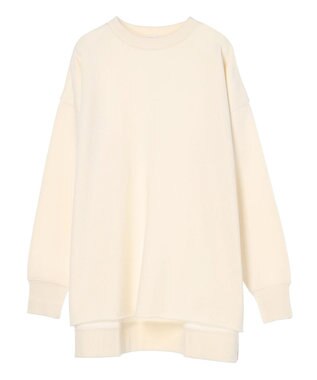 CRAFT STANDARD BOUTIQUE 裏起毛クルーネックチュニック Ivory