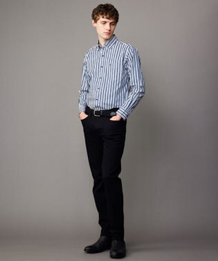 JOSEPH ABBOUD 【ストレッチ/きれいめコーデに！】2WAY ストレッチ デニム ブラック系