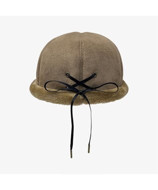 林八百吉商店 un chapeau  ムートンキャップ ブラウン