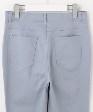 UNFILO 【洗える】撥水ハイストレッチパンツ スカイブルー