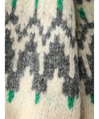 AMERICAN HOLIC フェアアイル柄ニットプルオーバー Ivory