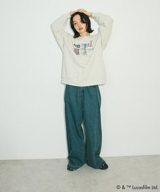 Green Parks ＳＴＡＲ　ＷＡＲＳ／プリントスウェット Oatmeal