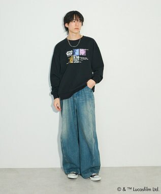 Green Parks ＳＴＡＲ　ＷＡＲＳ／プリントスウェット Black