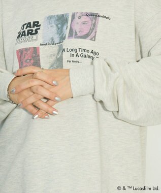 Green Parks ＳＴＡＲ　ＷＡＲＳ／プリントスウェット Oatmeal