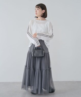 Green Parks シアークロップドプルオーバー White